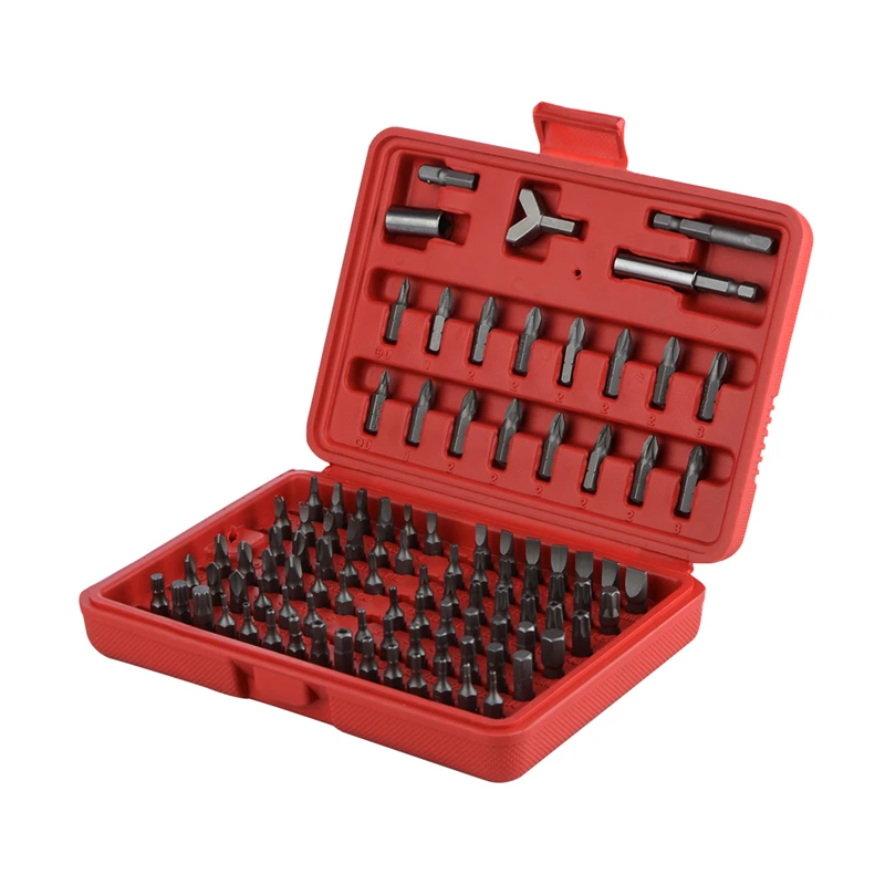 100pcs/set Screwdriver Security Bit Set Torx Tamper Screw Hex Key Phillips Slotted Tri-Wing Car Repair Screwdriver Hand Tool Kit
100pcs/set Screwdriver Security Bit Set Torx Tamper Screw Hex Key Phillips Slotted Tri-Wing Car Repair Screwdriver Hand Tool Kit
