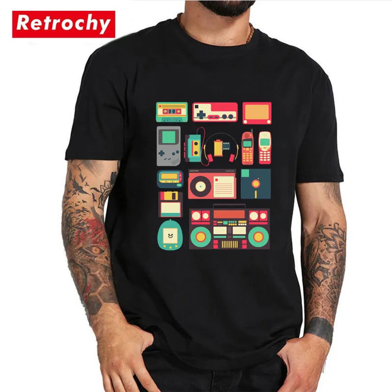 RETRO TECHNOLOGY T Shirt Vintage Cool Music Man summer funny cotton short sleeves T-shirt Hip Hop creative tshirt Cheap Clothing 
RETRO TECHNOLOGY T Shirt Vintage Cool Music Man summer funny cotton short sleeves T-shirt Hip Hop creative tshirt Cheap Clothing