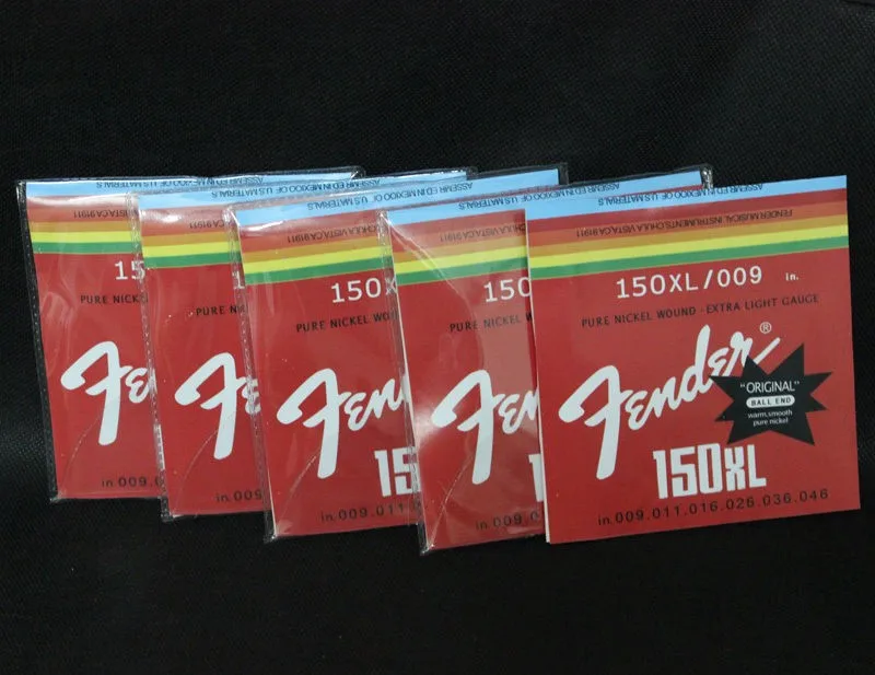5 Sets 150XL (.009-.046) Nickel Wound Extra Light Steel Electric Guitar Strings with free shipping
5 Sets 150XL (.009-.046) Nickel Wound Extra Light Steel Electric Guitar Strings with free shipping