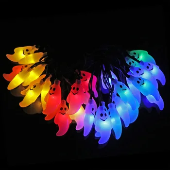 Solar String Lights 30 LED Waterproof IP65 Cute Ghost LED Holiday Lights for Outdoor Cosplay Halloween Parties Home Decoration
Solar String Lights 30 LED Waterproof IP65 Cute Ghost LED Holiday Lights for Outdoor Cosplay Halloween Parties Home Decoration