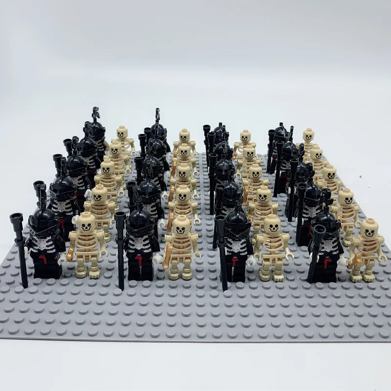 20ps Skeleton Medieval Knights+20pcs Skeleton figure Castle Knights Legoingly Building Bricks Blocks The Lord of the Rings Toys
20ps Skeleton Medieval Knights+20pcs Skeleton figure Castle Knights Legoingly Building Bricks Blocks The Lord of the Rings Toys