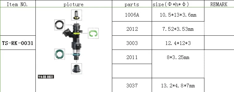 Free shipping!!100sets/box KEIHIN TOP FEED MPI Fuel Injector Repair Kits For japanese car TS-RK0031
Free shipping!!100sets/box KEIHIN TOP FEED MPI Fuel Injector Repair Kits For japanese car TS-RK0031