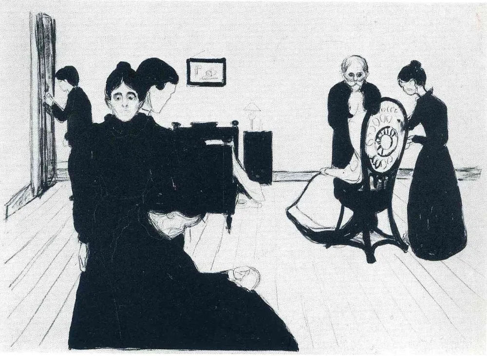 Oil Painting Reproduction on Linen Canvas,the-death-chamber-1896 by Edvard Munch,100% handmade,abstract oil painting
Oil Painting Reproduction on Linen Canvas,the-death-chamber-1896 by Edvard Munch,100% handmade,abstract oil painting