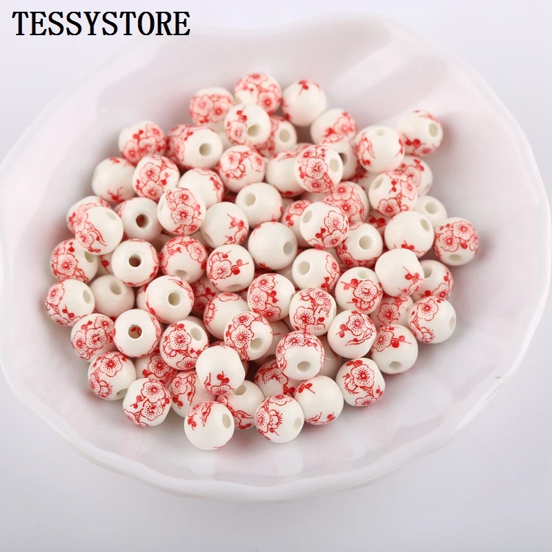 8mm Colored Print Pattern Ceramic Beads Round Shape Loose Spacer Ceramic Beads For Jewelry Making Bracelet Accessories
8mm Colored Print Pattern Ceramic Beads Round Shape Loose Spacer Ceramic Beads For Jewelry Making Bracelet Accessories