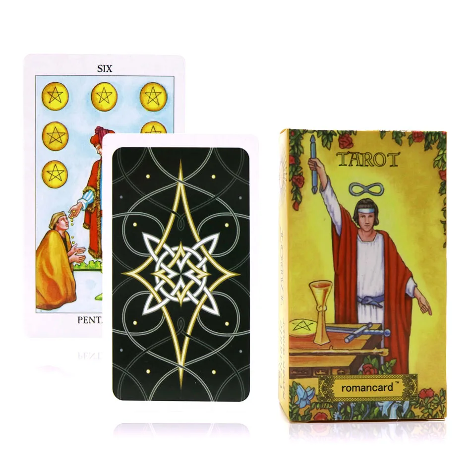 Full English tarot cards factory made high quality tarot decj with colorful box, cards game, board game
Full English tarot cards factory made high quality tarot decj with colorful box, cards game, board game