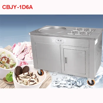 shipping by sea CBJY-1D6A 45cm single round ice pan with 6 topping tanks fried ice cream roll machine with refrigerated cupboard
shipping by sea CBJY-1D6A 45cm single round ice pan with 6 topping tanks fried ice cream roll machine with refrigerated cupboard