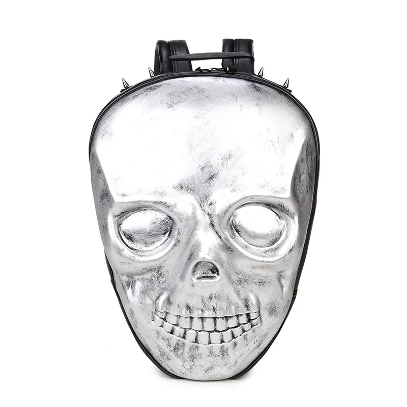 New Travel Backpack Rock Style Women Female Skull Bag Leisure Student School Bookbag Soft PU Leather Girls Rivet Bags
New Travel Backpack Rock Style Women Female Skull Bag Leisure Student School Bookbag Soft PU Leather Girls Rivet Bags