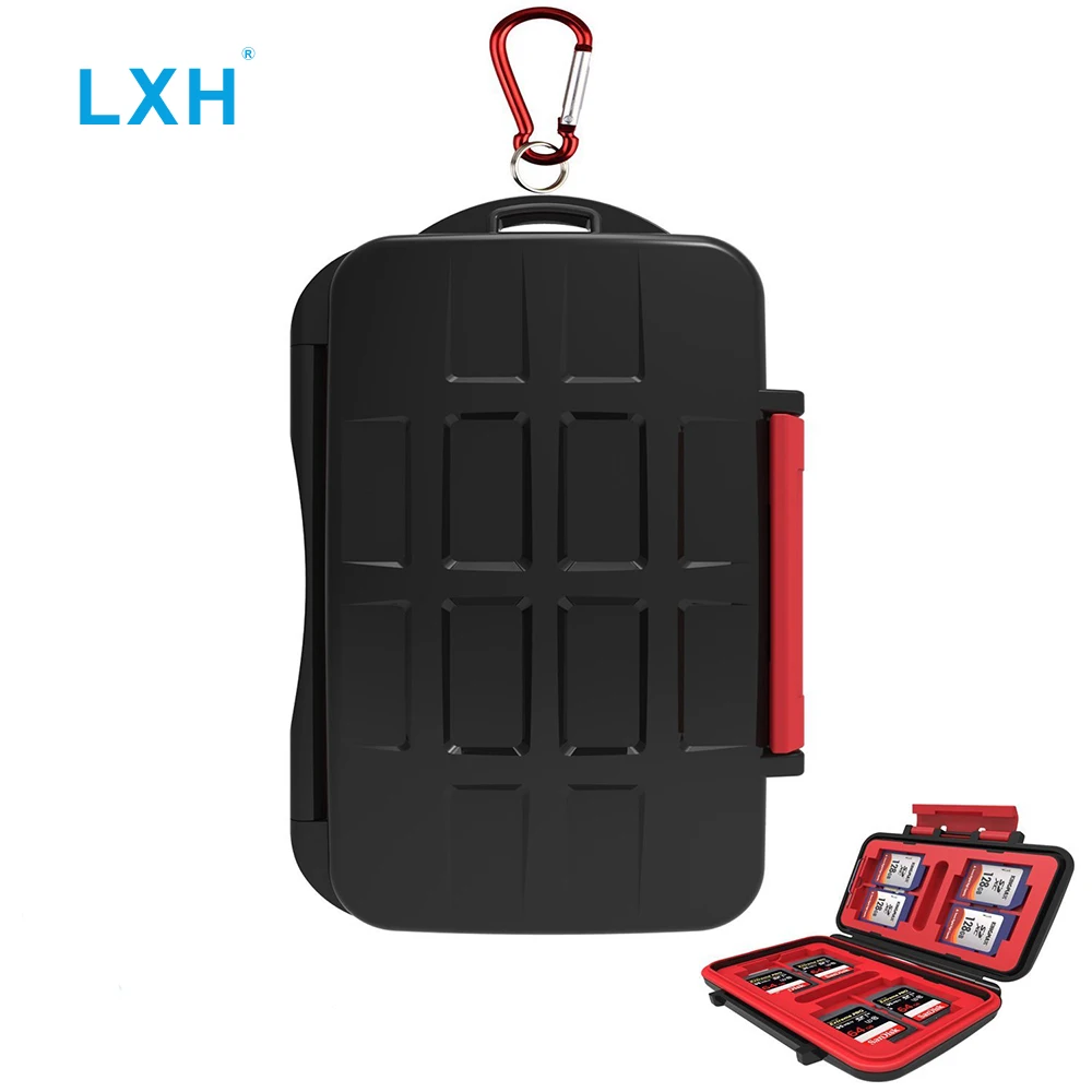 LXH 27 Slots Memory Card Case,Portable Holder Storage With Carabiner For 8SD+3CF+8TF/MSD+1XQD+2SIM+2Micro SIM+2Nano SIM+1Pin Key
LXH 27 Slots Memory Card Case,Portable Holder Storage With Carabiner For 8SD+3CF+8TF/MSD+1XQD+2SIM+2Micro SIM+2Nano SIM+1Pin Key