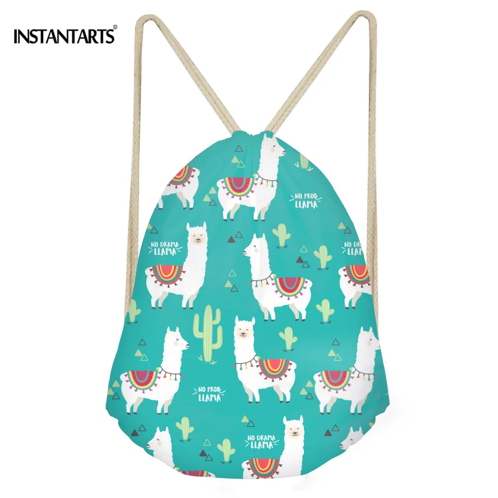 INSTANTARTS Alpaca Drawstring Bag Sport Gym Sack for Children Boys Girls Running Hiking Travel Storage Outdoor Football Shoe Bag
INSTANTARTS Alpaca Drawstring Bag Sport Gym Sack for Children Boys Girls Running Hiking Travel Storage Outdoor Football Shoe Bag