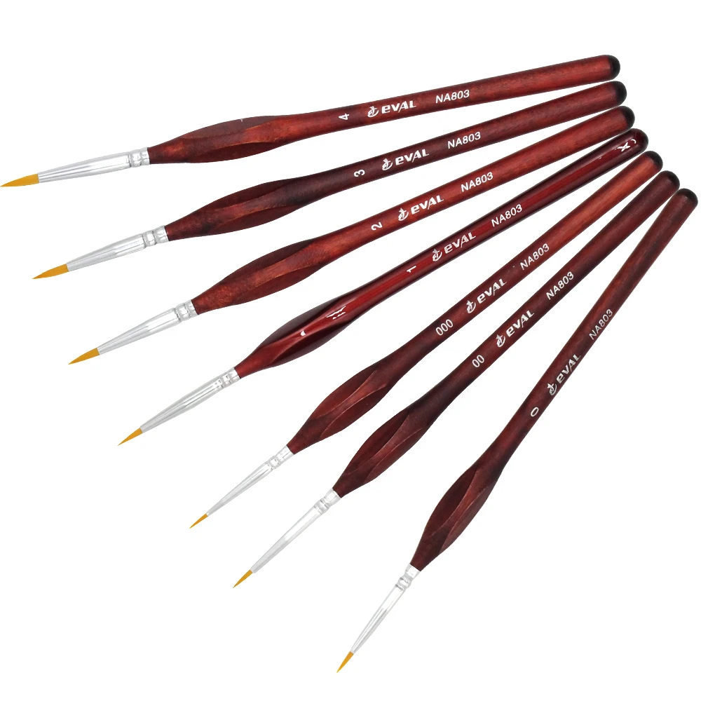 7pcs Detail Paint Brush Set for Miniature Watercolor Acrylic Oil Painting Brushes Drawing Liner Pen Painting Brush Art Supplies
7pcs Detail Paint Brush Set for Miniature Watercolor Acrylic Oil Painting Brushes Drawing Liner Pen Painting Brush Art Supplies