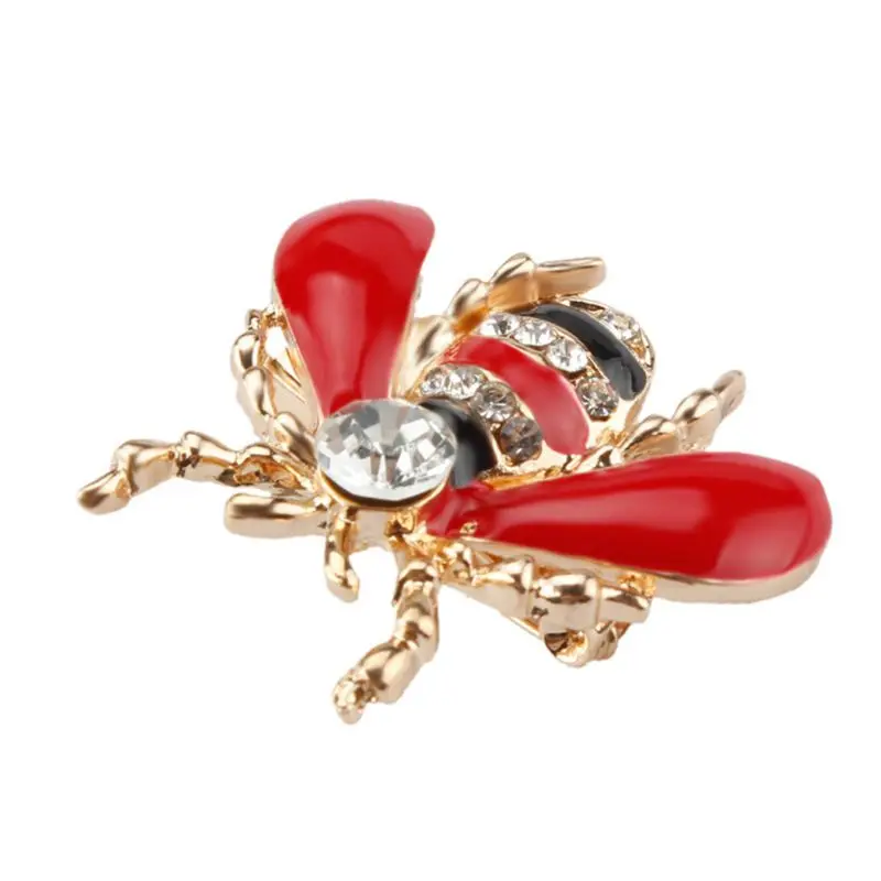 Bee Brooch Enamel Rhinestone Bug Honey Pin Exquisite Clothes Dress Scarf Decoration Animal Fashion Bouquet Badge Gift
Bee Brooch Enamel Rhinestone Bug Honey Pin Exquisite Clothes Dress Scarf Decoration Animal Fashion Bouquet Badge Gift