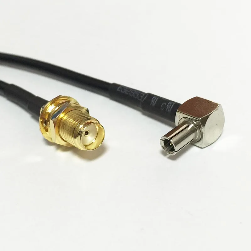 

New SMA Female Jack nut Switch TS9 Right Angle pigtail cable RG174 Wholesale 20CM 8" for ZTE MF60