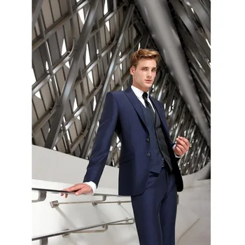 Hot Hot Sale Promotion Flat Terno Smoking Slim Fit Groom Tuxedos Wedding Suits For Men For Peaked Lapel Groomsman 3 Pieces
Hot Hot Sale Promotion Flat Terno Smoking Slim Fit Groom Tuxedos Wedding Suits For Men For Peaked Lapel Groomsman 3 Pieces