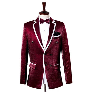 M-XXL ! Wine red dress suit dress suit photo portrait row buckle suit host suit singer costumes clothing
M-XXL ! Wine red dress suit dress suit photo portrait row buckle suit host suit singer costumes clothing