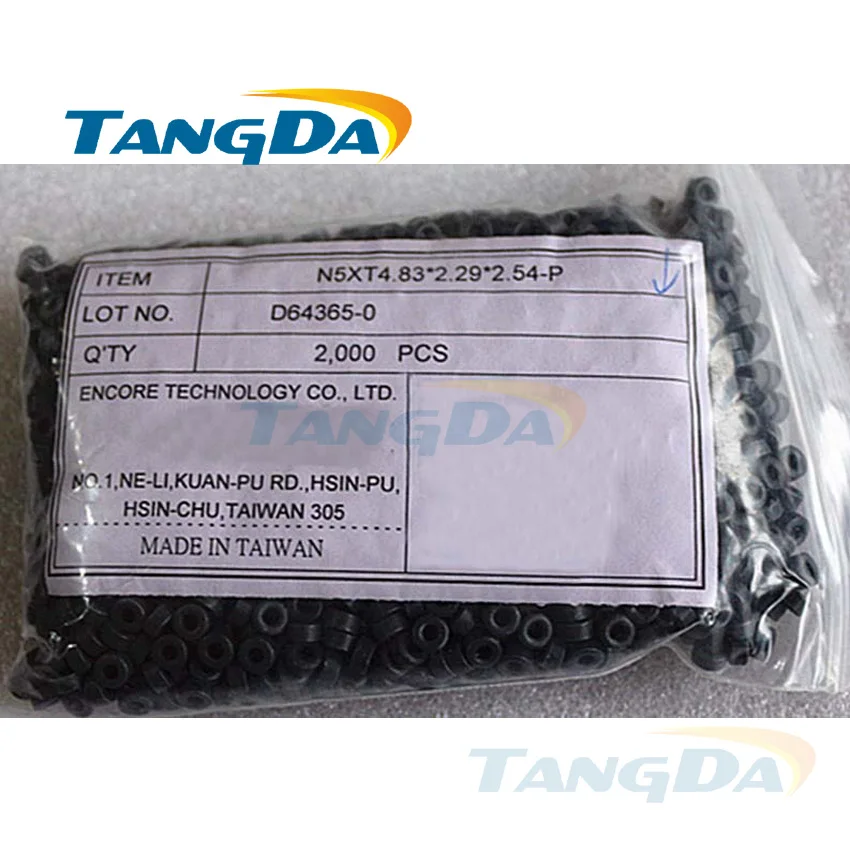 Tangda RH Core soft Ferrite OD*ID*HT 4.83*2.29*2.54 mm hollow bead filter Cylindrical Core EMI Anti-interference
Tangda RH Core soft Ferrite OD*ID*HT 4.83*2.29*2.54 mm hollow bead filter Cylindrical Core EMI Anti-interference