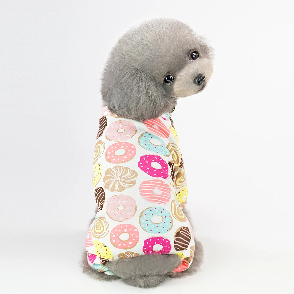 Casual Cotton Dog Pajamas Coat Small Dogs Puppy Cats Jumpsuit Coat With Donut Pattern Pet Apparel Free Ship Drop Ship
Casual Cotton Dog Pajamas Coat Small Dogs Puppy Cats Jumpsuit Coat With Donut Pattern Pet Apparel Free Ship Drop Ship