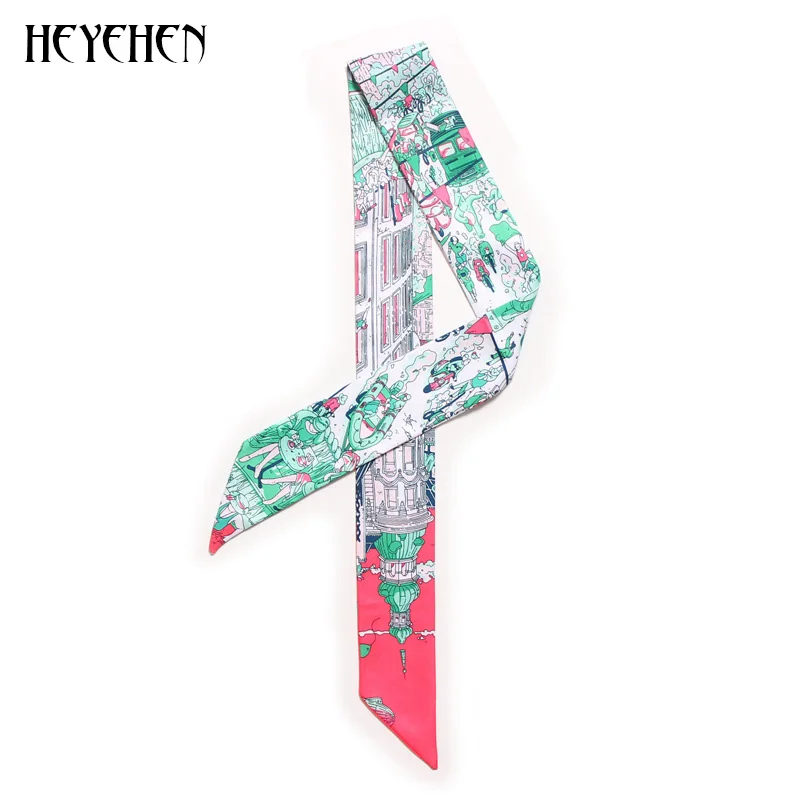 New Design Paris Street View Print Luxury Brand Skinny Small Bag Twill Silk Scarf Women Fashion Ribbon Head Hair Handle Scarf
New Design Paris Street View Print Luxury Brand Skinny Small Bag Twill Silk Scarf Women Fashion Ribbon Head Hair Handle Scarf