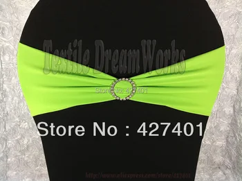 Hot Sale Apple Green Spandex Bands / Lycra Band /Chair Covers Sash With Round Diamond Buckle For Wedding & Banquet
Hot Sale Apple Green Spandex Bands / Lycra Band /Chair Covers Sash With Round Diamond Buckle For Wedding & Banquet