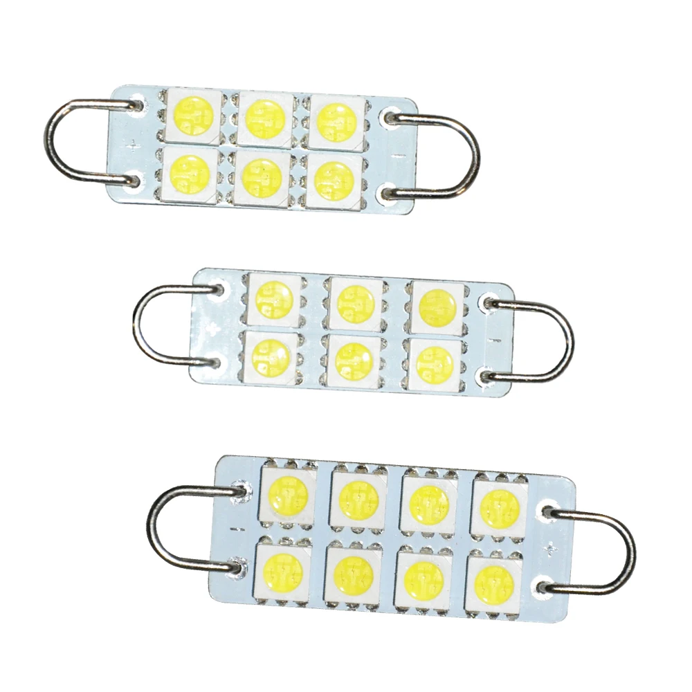 1PCS Reading light 39MM 42MM 44MM 6 8-5050 SMD LED Bulb 0.8W 1.05W Car Interior Dome Festoon Lights Rigid Loop
1PCS Reading light 39MM 42MM 44MM 6 8-5050 SMD LED Bulb 0.8W 1.05W Car Interior Dome Festoon Lights Rigid Loop