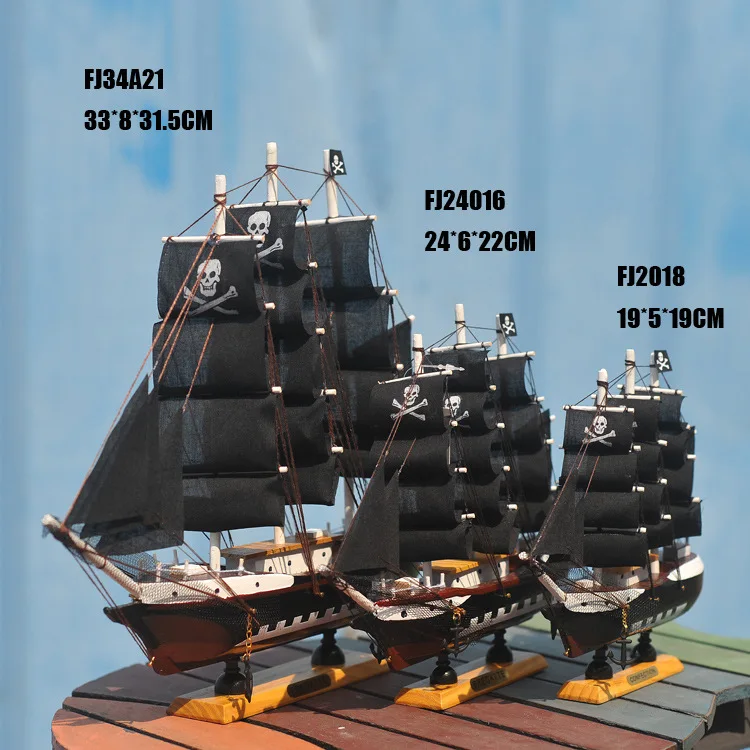 Pirate ship model, home furnishing articles, wooden carving handicrafts, household Mediterranean. Gifts
Pirate ship model, home furnishing articles, wooden carving handicrafts, household Mediterranean. Gifts