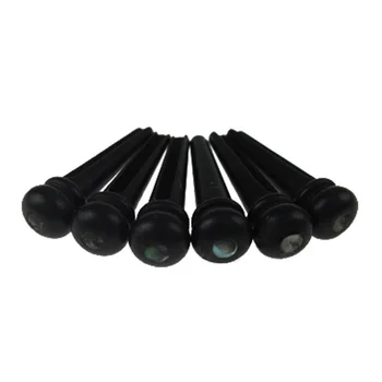 6pcs/set 6x Ebony Guitar Bridge Pins With 4mm Golden Classical Style Dot Acoustic Guitar Bridge Guitarra Accessories
6pcs/set 6x Ebony Guitar Bridge Pins With 4mm Golden Classical Style Dot Acoustic Guitar Bridge Guitarra Accessories