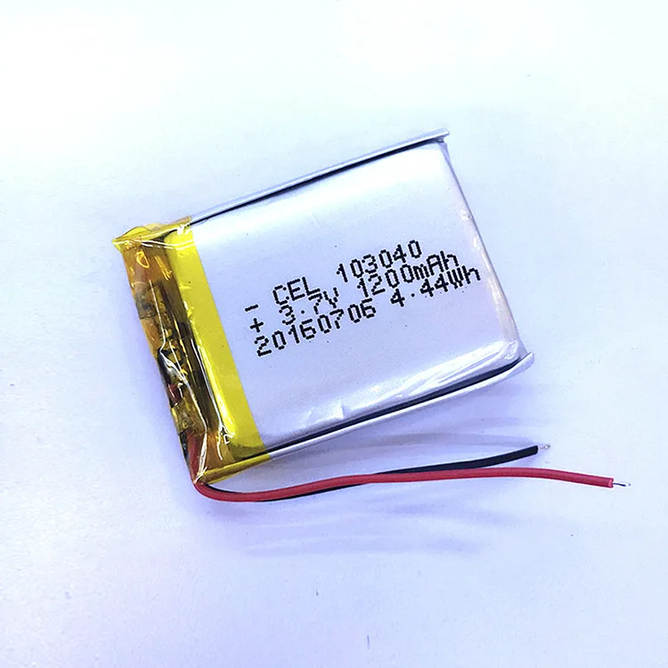 Dinto 1pc 103040 1200mAh 3.7V Polymer Battery Cells Rechargeable Lithium Li-po Batteries for MP4 MP5 GPS PSP PDA Bluetooth
Dinto 1pc 103040 1200mAh 3.7V Polymer Battery Cells Rechargeable Lithium Li-po Batteries for MP4 MP5 GPS PSP PDA Bluetooth