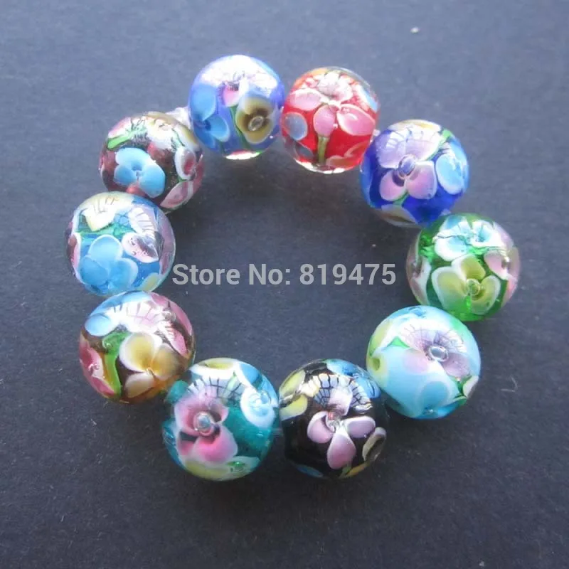 20Pcs 10mm 12mm 14mm 16mm Handmade Glass lampwork beads Flower Beads mix Color for jewelry making Wholesale and Retail
20Pcs 10mm 12mm 14mm 16mm Handmade Glass lampwork beads Flower Beads mix Color for jewelry making Wholesale and Retail