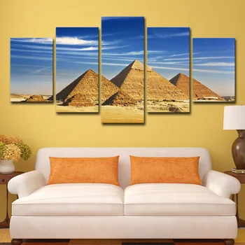 Wall Art Poster Modular 5 Panel The Pyramids Of Egypt Picture Modern Abstract Painting For Living Room Decor HD Print On Canvas
Wall Art Poster Modular 5 Panel The Pyramids Of Egypt Picture Modern Abstract Painting For Living Room Decor HD Print On Canvas