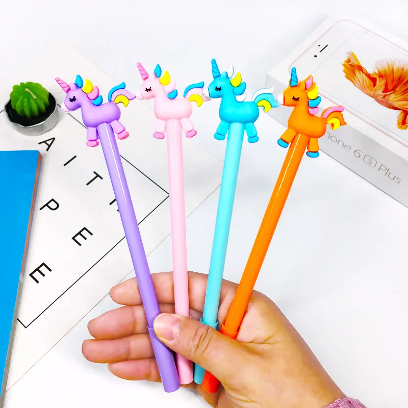 48pcs/lot Cartoon New Rainbow unicorn Gel Pens Signature Pens Kawaii Stationery School Office Supplies promotion Gifts
48pcs/lot Cartoon New Rainbow unicorn Gel Pens Signature Pens Kawaii Stationery School Office Supplies promotion Gifts