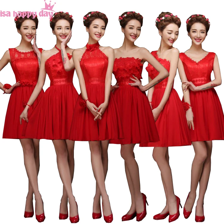 cheap red chiffon spring formal corset modest bridesmaids gowns short bridesmaid dress for girls wedding guest under 50 H4235
cheap red chiffon spring formal corset modest bridesmaids gowns short bridesmaid dress for girls wedding guest under 50 H4235