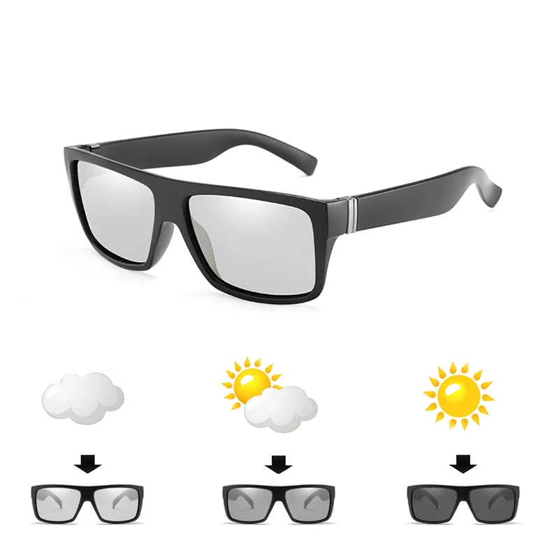 new Men Outdoor Driving Photochromic sunglasses Photochromic Men Polarized Chameleon Discoloration Sun glasses square sunglasses
new Men Outdoor Driving Photochromic sunglasses Photochromic Men Polarized Chameleon Discoloration Sun glasses square sunglasses