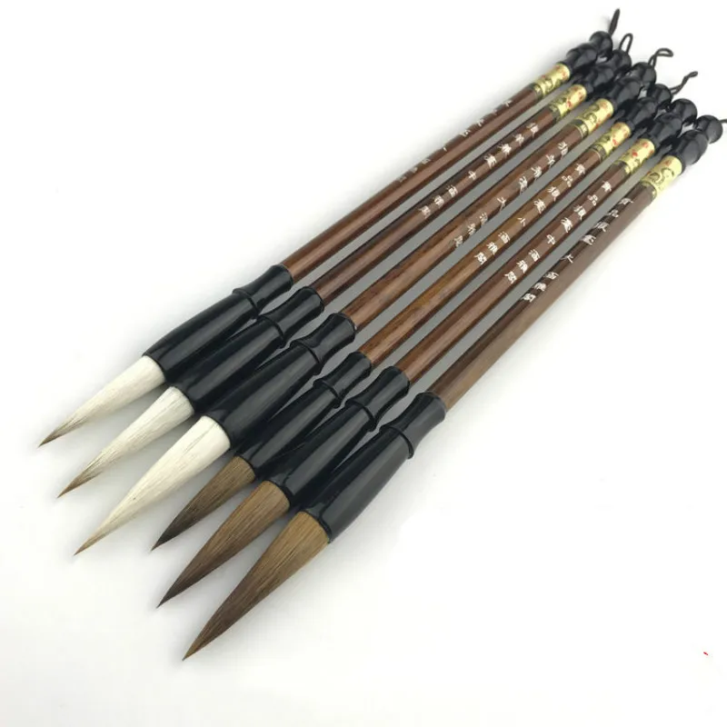 

3Pcs/Set Weasel Hairs Chinese Calligraphy Brushes Pen Artist Painting Writing Drawing Brush Fit For Student School Stationery