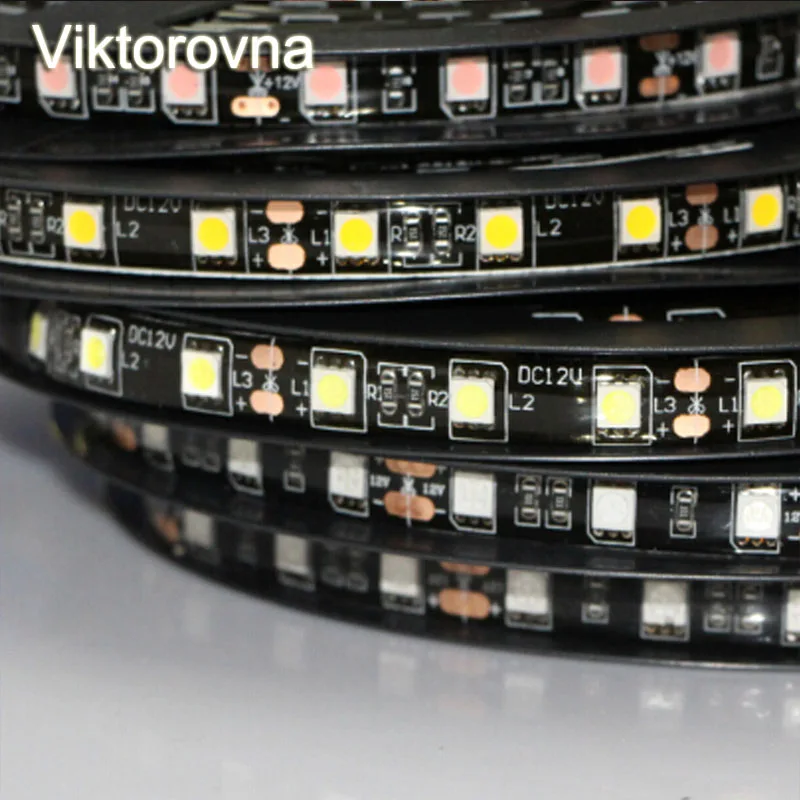 Викторовна светодиодный светильник 5050 SMD RGB черный Pcb без/ip65 Водонепроницаемый