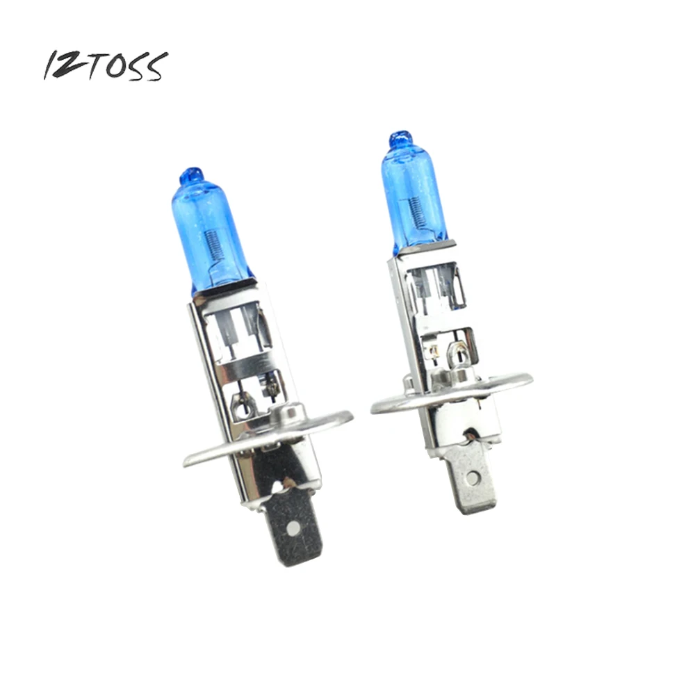 IZTOSS 2Pcs H1 Halogen Bulbs 12V 100W 5000K Super White Halogen Lamp Auto Car Headlight Bulbs Car Styling Light
IZTOSS 2Pcs H1 Halogen Bulbs 12V 100W 5000K Super White Halogen Lamp Auto Car Headlight Bulbs Car Styling Light