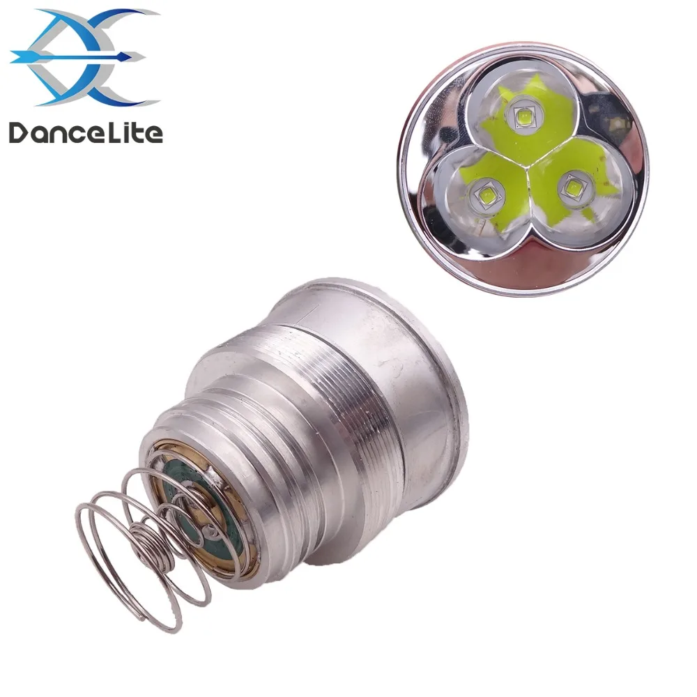 1PC 3800Lm 3* XM-L2 U3 LED Drop in Flashlight Head Module Drop-in For Original TrustFire TR-3T6 / TR-3L2 (2/3x18650)
1PC 3800Lm 3* XM-L2 U3 LED Drop in Flashlight Head Module Drop-in For Original TrustFire TR-3T6 / TR-3L2 (2/3x18650)