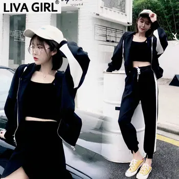Sports suit female spring and autumn 2019 new fashion tide students loose hooded sweater trousers sportswear two-piece
Sports suit female spring and autumn 2019 new fashion tide students loose hooded sweater trousers sportswear two-piece