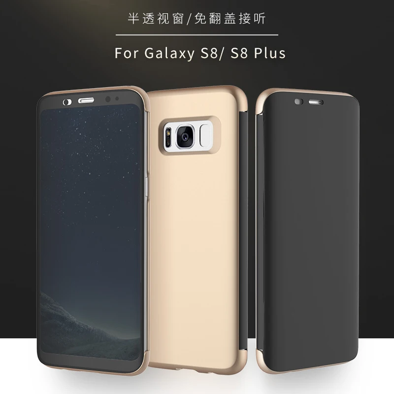 New For Samsung Galaxy S8 5.8'' / S8 Plus 6.2'' Curved Screen Original Famous Brand Full View Window Smart Cover Phone Flip Case
New For Samsung Galaxy S8 5.8'' / S8 Plus 6.2'' Curved Screen Original Famous Brand Full View Window Smart Cover Phone Flip Case