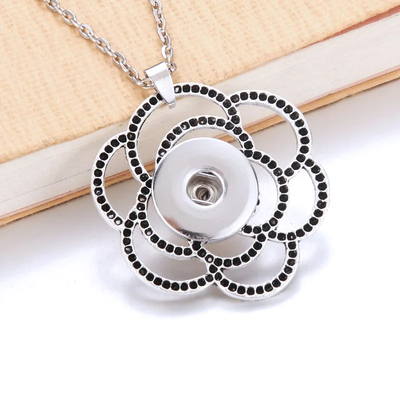 New Round flower Snap necklace Snap Buttons creative pendant Necklaces Button Snap Jewelry Fashionable jewelry
New Round flower Snap necklace Snap Buttons creative pendant Necklaces Button Snap Jewelry Fashionable jewelry