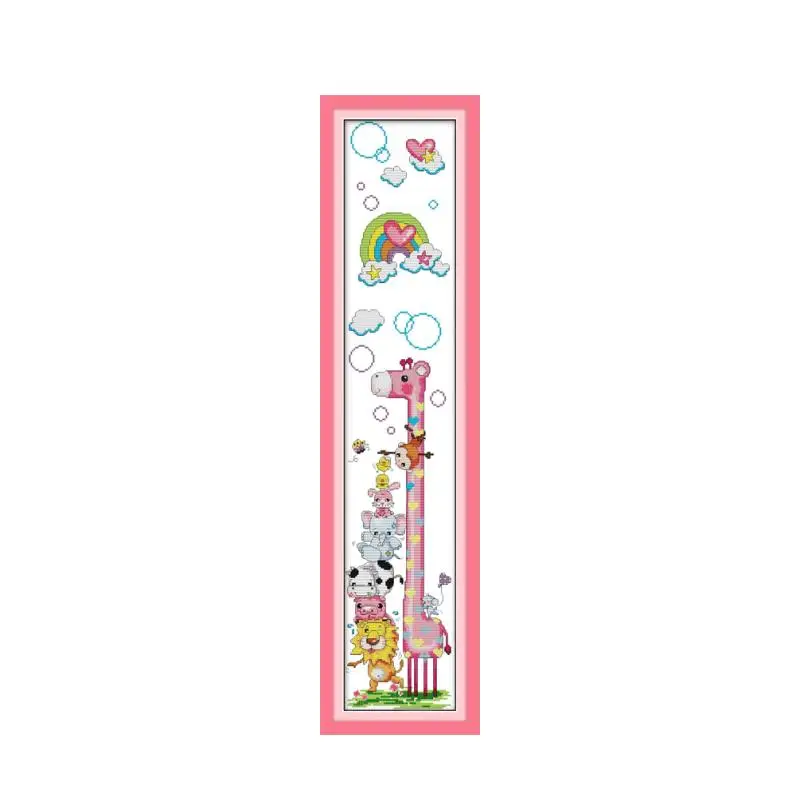Giraffe Height Gauge Child Child Height Household Wall Stickers Look Good Decorative Practical Cross Stitch Kit Embroidery
Giraffe Height Gauge Child Child Height Household Wall Stickers Look Good Decorative Practical Cross Stitch Kit Embroidery