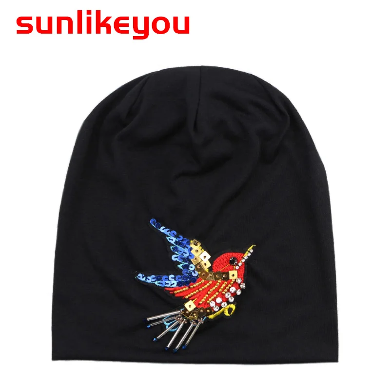 Sunlikeyou Spring Fashion Hat Women Bird Embroidery Beanies Warm Caps Soft Cotton Elasticity Girls Hats Ladies Bonnet
Sunlikeyou Spring Fashion Hat Women Bird Embroidery Beanies Warm Caps Soft Cotton Elasticity Girls Hats Ladies Bonnet