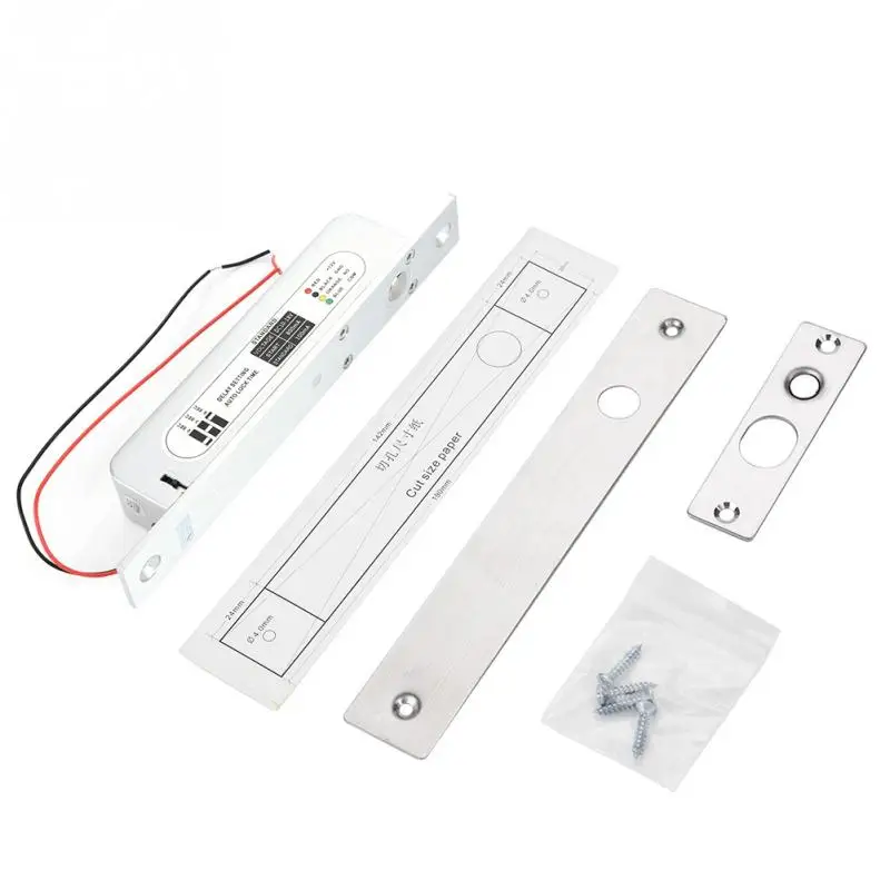 DC10V - 18V Mini Electric Bolt Lock Stainless Steel 2-Lines Electric Drop Bolt Lock For Door Access Control Adjustable Delay
DC10V - 18V Mini Electric Bolt Lock Stainless Steel 2-Lines Electric Drop Bolt Lock For Door Access Control Adjustable Delay