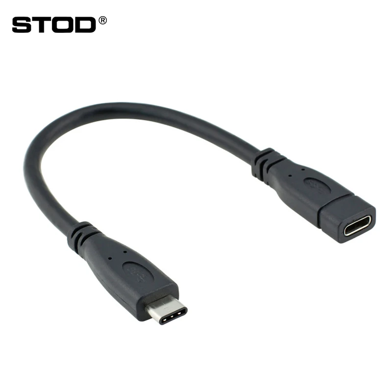 STOD USB 3 1 Type C удлинитель PD Быстрая зарядка 3A 60 Вт данные 10 Гбит/с для Samsung S10 MacBook Huawei Mi SSD USBC провода|Кабели