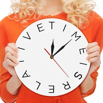 1Piece Time Is Relative Wall Art Decor Acrylic Modern Wall Clock Home Decorative Wall Clock White Round Timepiece Moods Clock
1Piece Time Is Relative Wall Art Decor Acrylic Modern Wall Clock Home Decorative Wall Clock White Round Timepiece Moods Clock