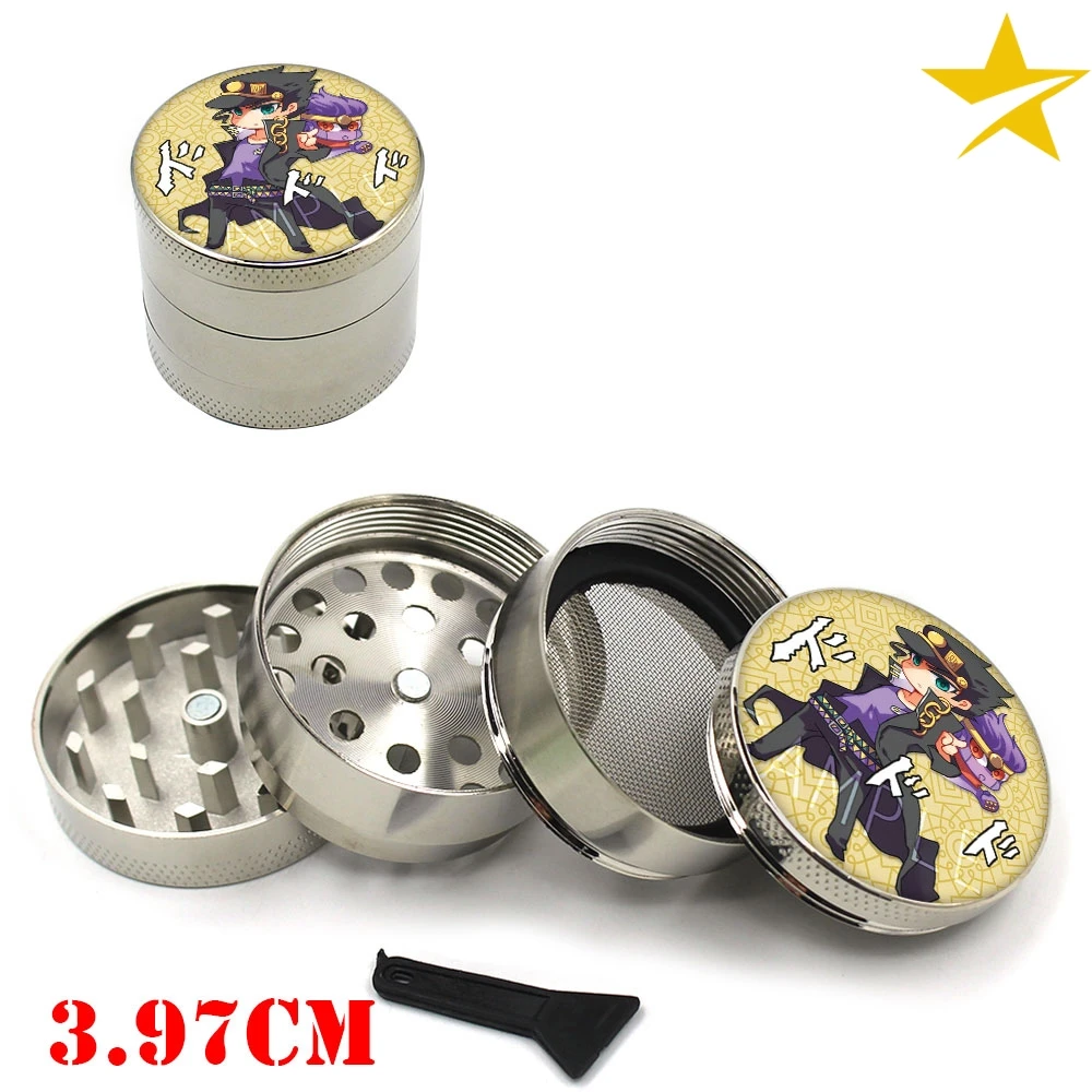 JoJo's Bizarre Adventure Alloy Herbal Herb Tobacco Grinder Spice Weed Grinders Smoking Pipe Accessories Smoke Cutter
JoJo's Bizarre Adventure Alloy Herbal Herb Tobacco Grinder Spice Weed Grinders Smoking Pipe Accessories Smoke Cutter