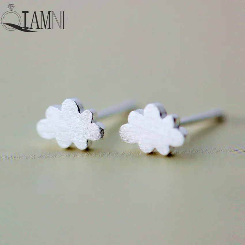 QIAMNI 925 Sterling Silver Cloud Stud Earrings for Women Girls Party Birthday Gift Pendientes Jewelry Accessories Dropshipping
QIAMNI 925 Sterling Silver Cloud Stud Earrings for Women Girls Party Birthday Gift Pendientes Jewelry Accessories Dropshipping