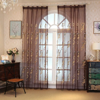 Countryside High-grade Voile Curtain Sheer Pastoral Flower Embroidery Romantic Tulle Curtains Custom for Cafe and Living Room
Countryside High-grade Voile Curtain Sheer Pastoral Flower Embroidery Romantic Tulle Curtains Custom for Cafe and Living Room