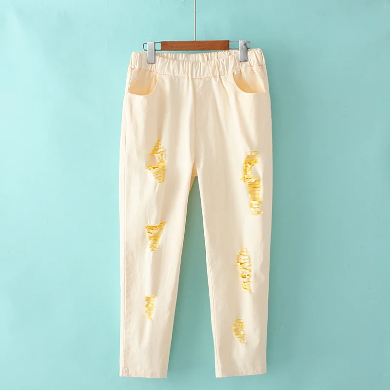 2sKorean version of the new women's hole-breaking slim jeans 2019 casual wild slim summer ys135 cherry
2sKorean version of the new women's hole-breaking slim jeans 2019 casual wild slim summer ys135 cherry