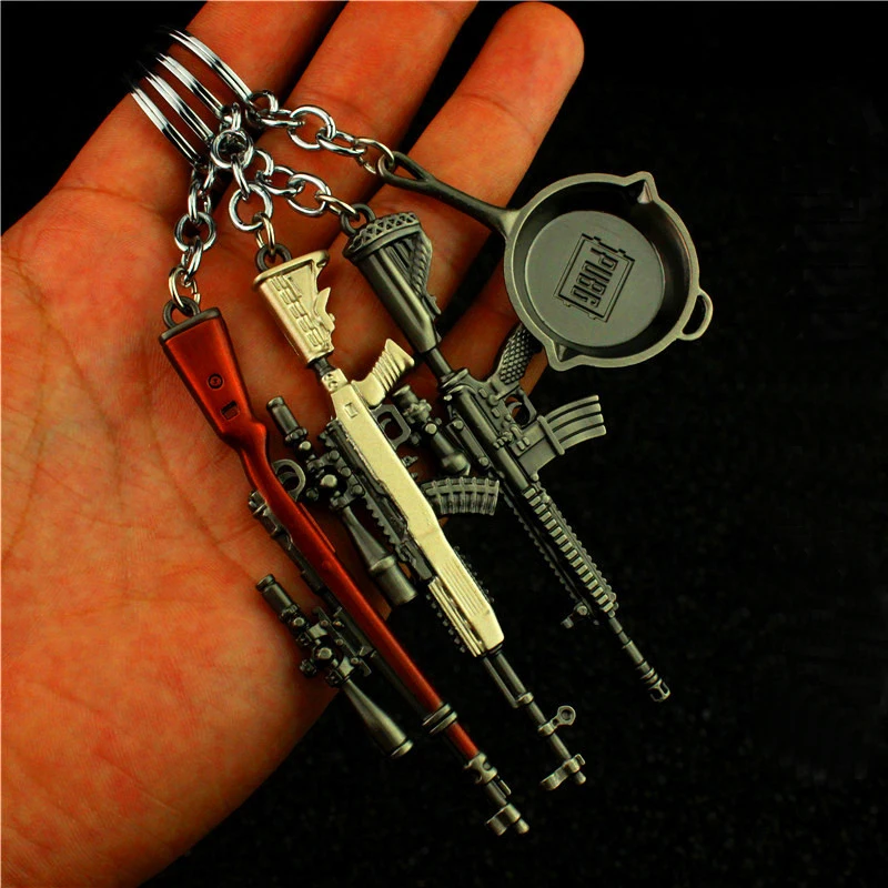 pubg mini 98K helmet pan M416 Sks Game Playerunknown's Battlegrounds Keychain Weapon Model Keyring zinc alloy
pubg mini 98K helmet pan M416 Sks Game Playerunknown's Battlegrounds Keychain Weapon Model Keyring zinc alloy