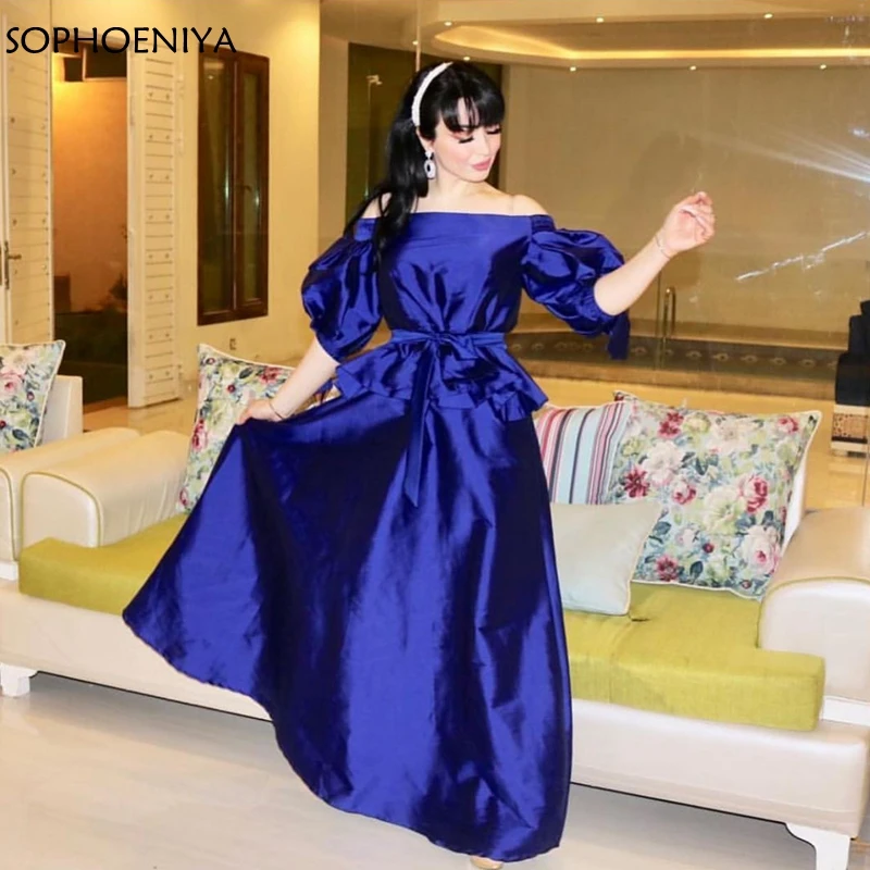 New Arrival Taffeta Royal blue dress evening Long Three quarter Robe de soiree abendkleider Evening gown formal dress
New Arrival Taffeta Royal blue dress evening Long Three quarter Robe de soiree abendkleider Evening gown formal dress