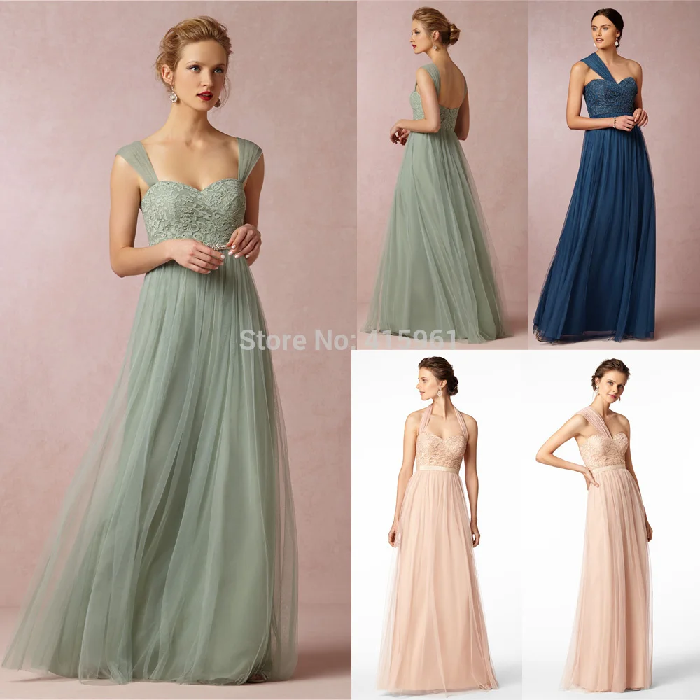 2015 Cheap Imported Mint Green Navy Blue Long Bridesmaid Dresses Removable Straps Halter Lace Dress For Weddings Tulle B2297
2015 Cheap Imported Mint Green Navy Blue Long Bridesmaid Dresses Removable Straps Halter Lace Dress For Weddings Tulle B2297